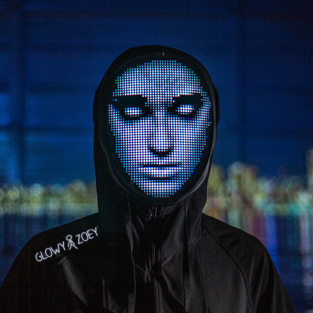 Magic LED Face Changing Mask