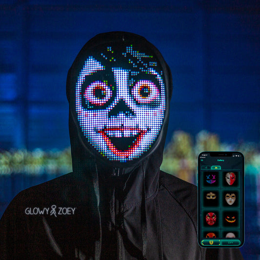 Magic LED Face Changing Mask